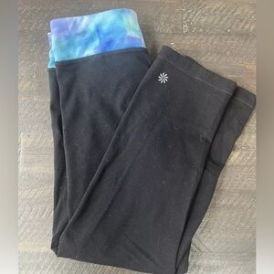 Athleta Girl Spring It On Crop Capri Leggings, Perforated Detail, Sz 8/10